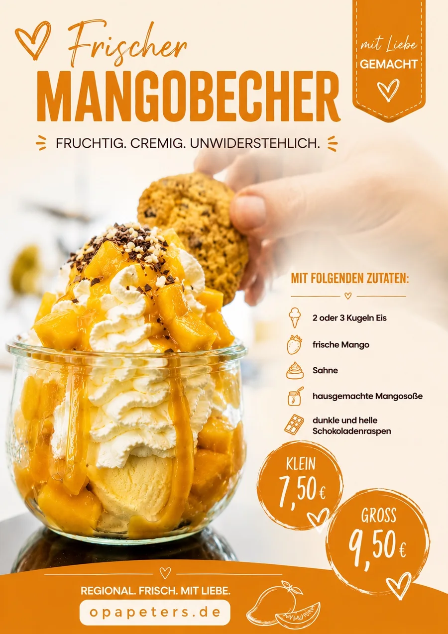 Opa Peters Mangobecher